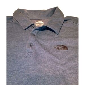 The North Face Heather Blue Polo Shirt